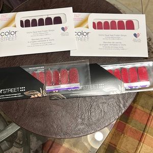 Color Street Nail Strips lot of 4 New